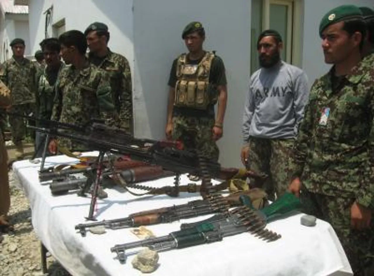 Illegal arms, munitions seized, smuggler detained in Afghanistan's Panjshir