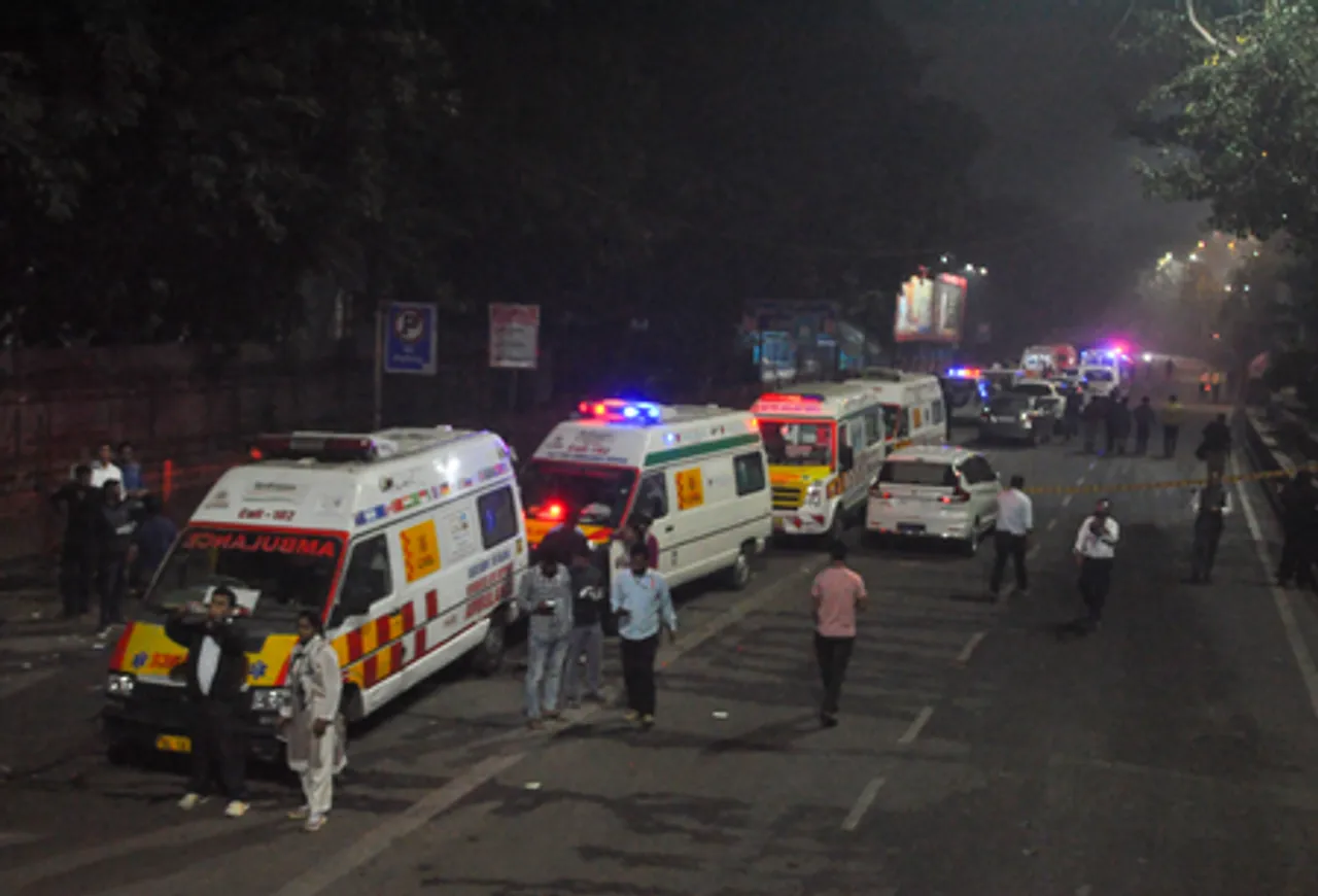 Car Blast Reported Near Lal Quila Metro Station