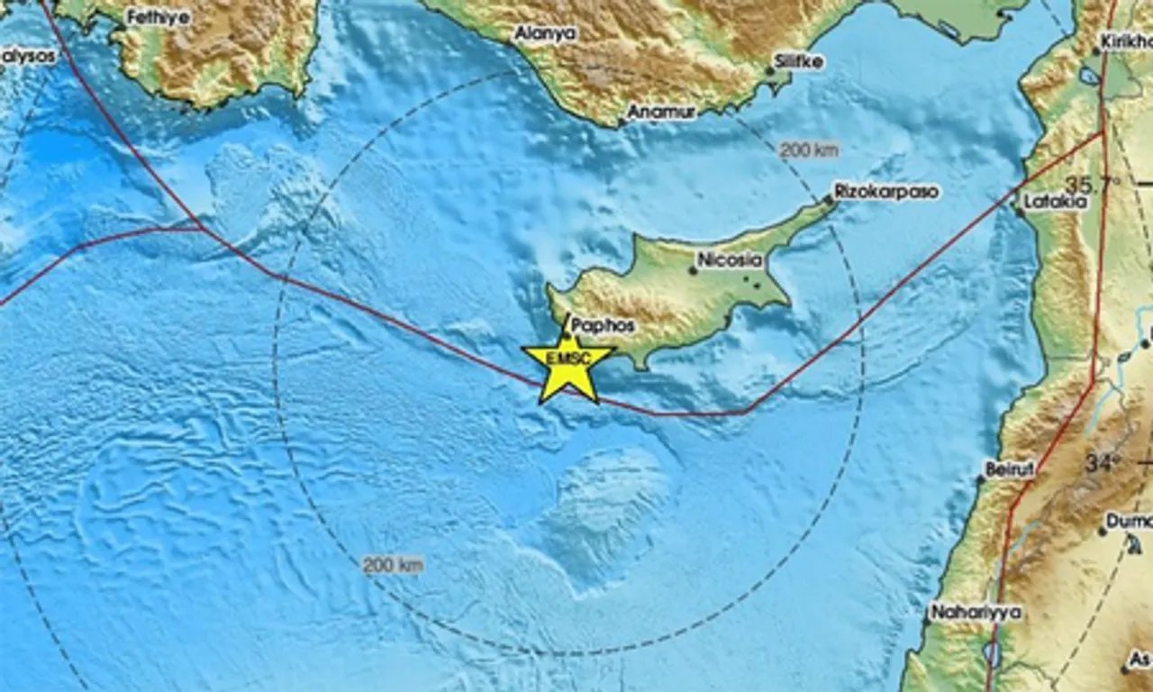 earthquake in cyprus