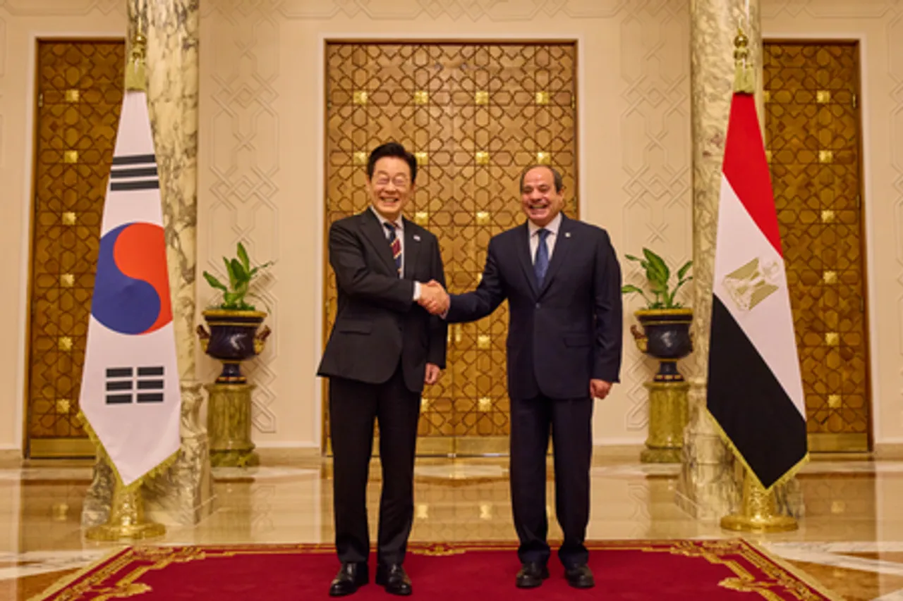 South Korean President Lee, Egyptian counterpart El-Sisi agree to deepen cooperation on regional peace