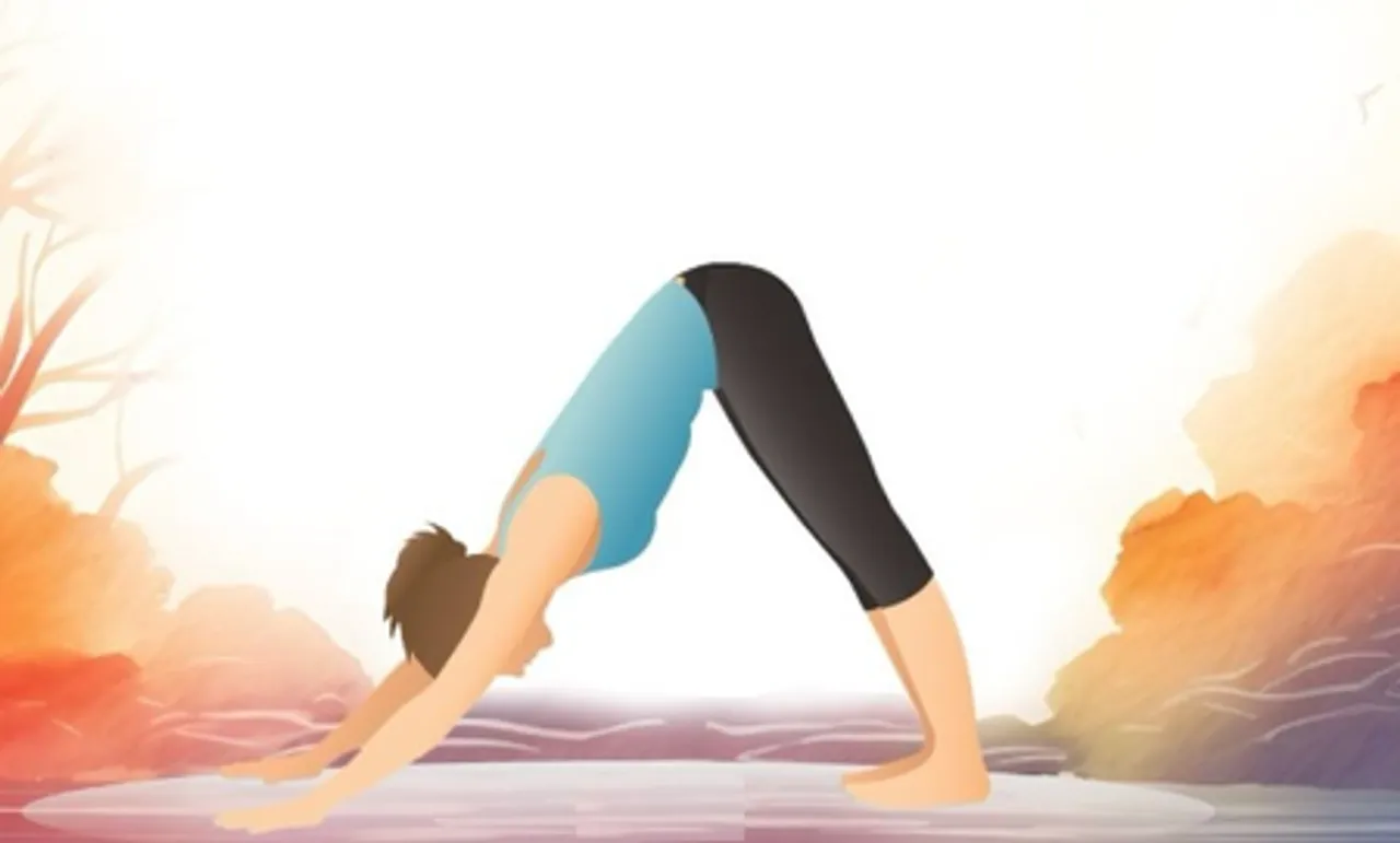 Adhomukh Shwanasan yoga