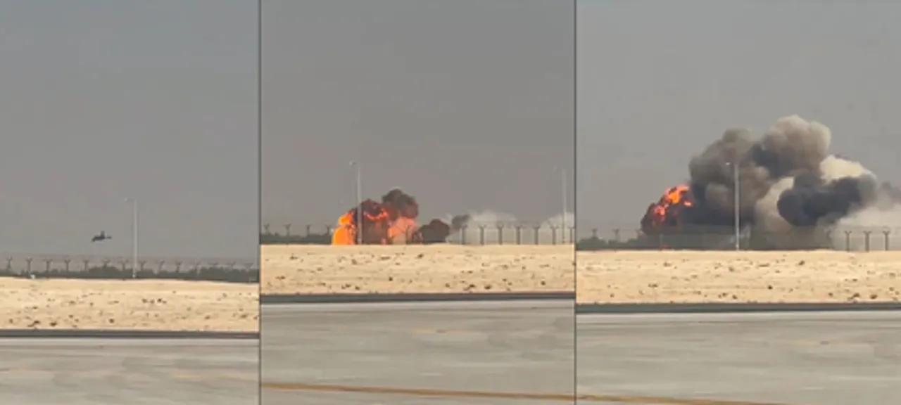 IAF Tejas aircraft crashes during aerial display at Dubai Airshow
