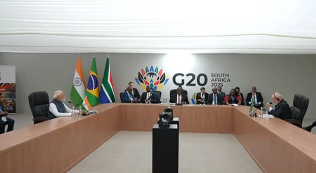 PM Narendra Modi attends IBSA Leaders Meeting in Johannesburg