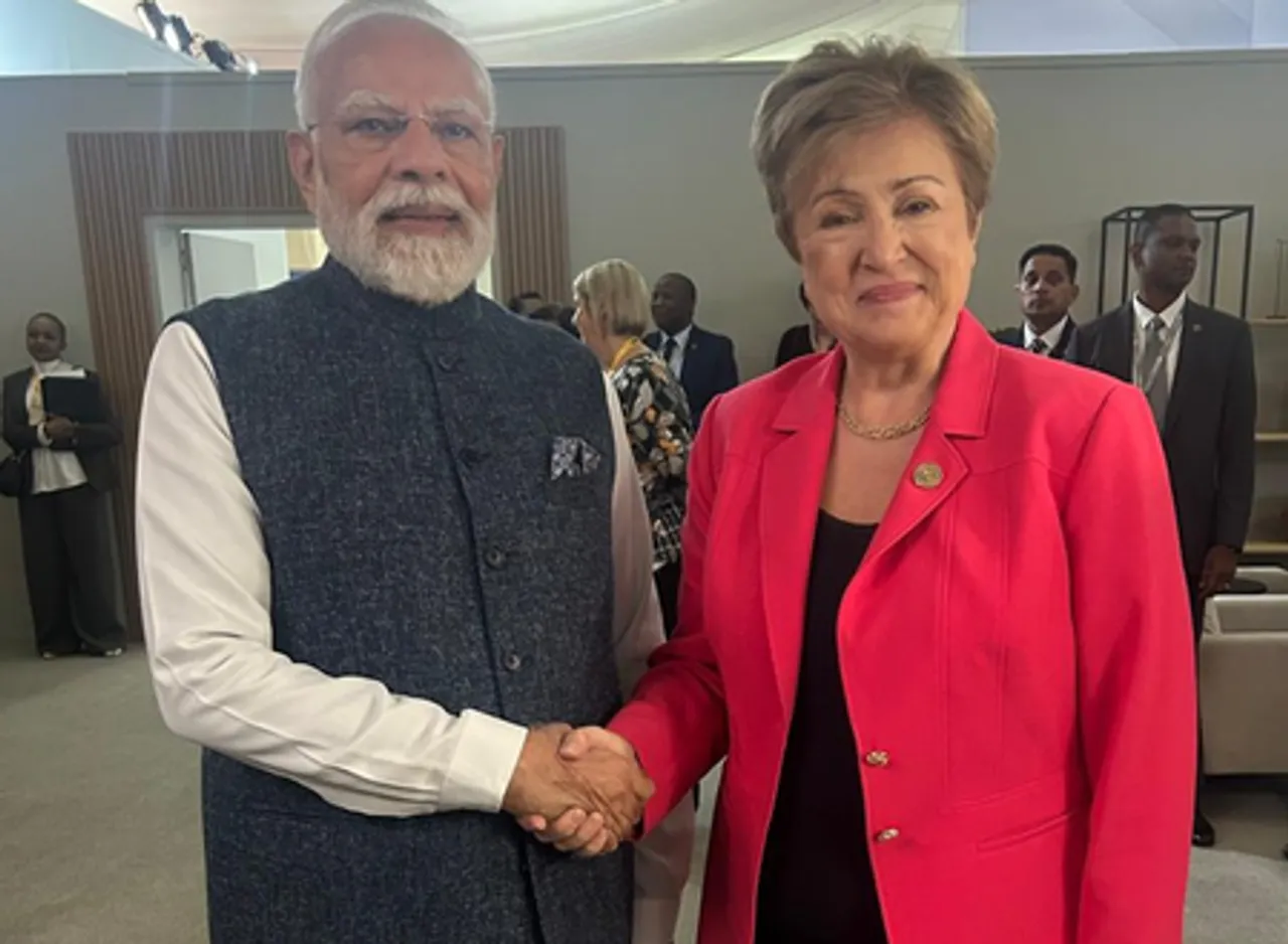 PM Modi meets IMF Chief Kristalina Georgieva on sidelines of G20 Summit