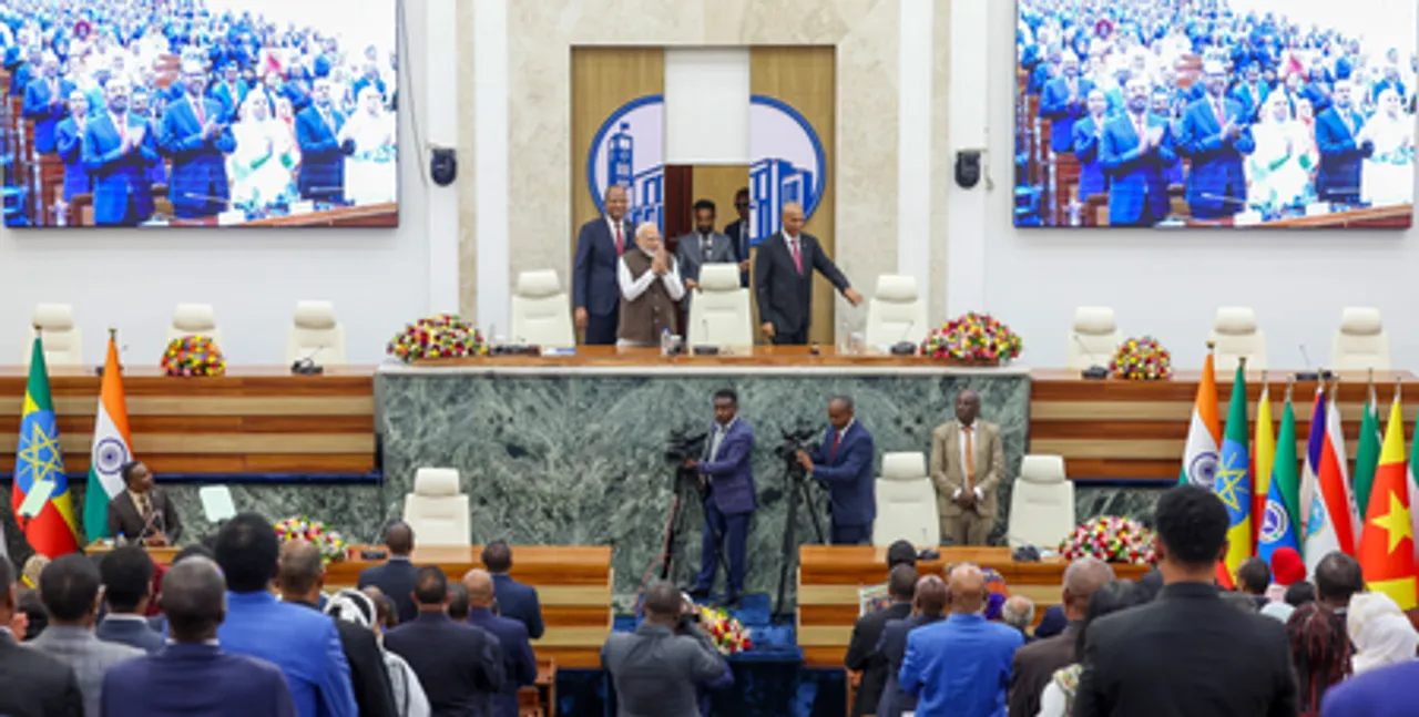 Addis Ababa: PM Modi at Ethiopian Parliament