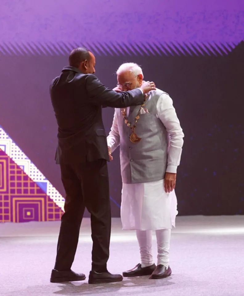 Grateful to people, govt for conferring ‘Great Honour Nishan of Ethiopia’: PM Modi