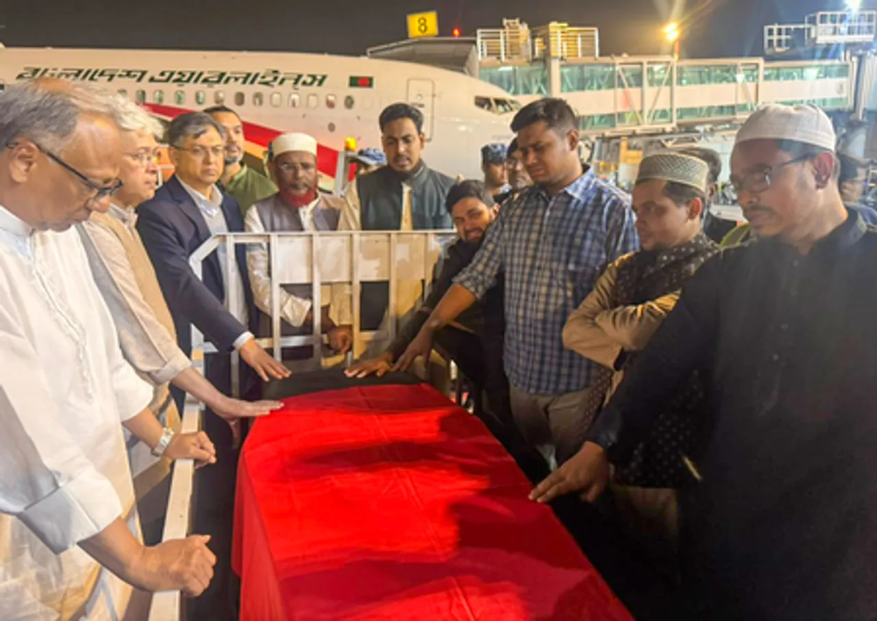 Dhaka: Mortal Remains of Osman Hadi Arrive