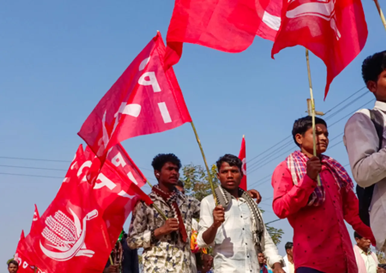 Bastar: CPI Workers Rally in Bastar on Party’s Centenary