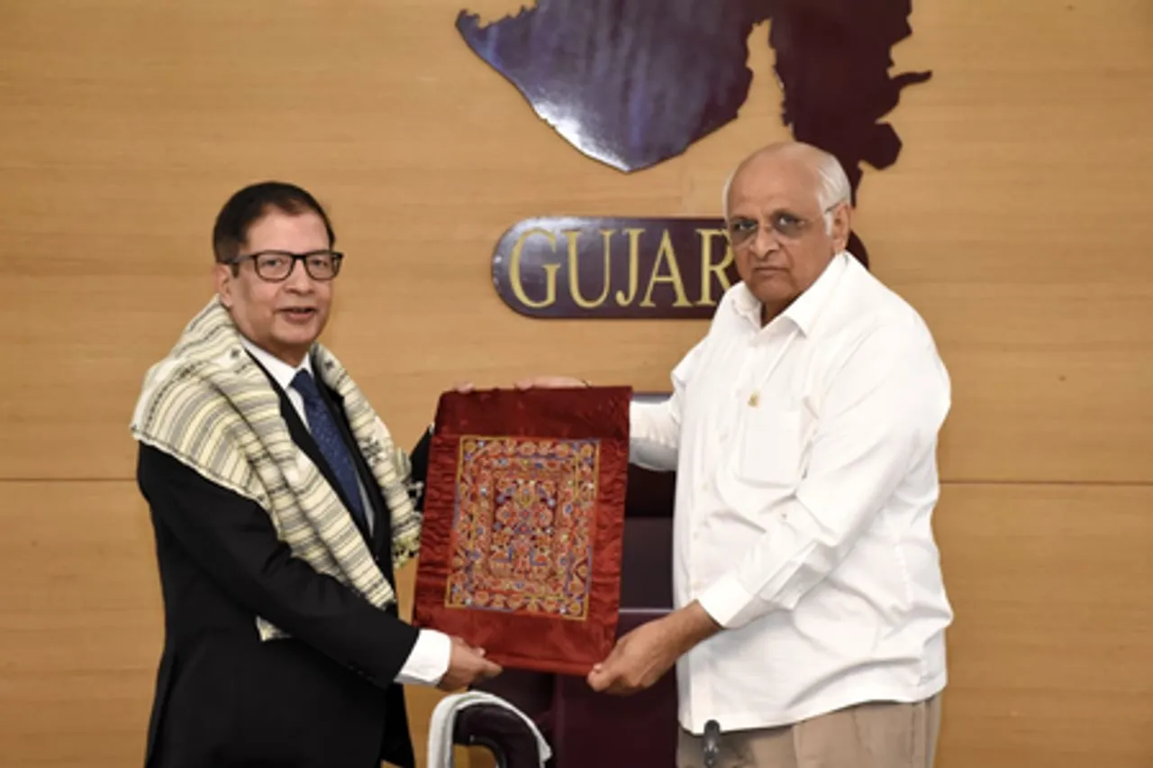 नेपाली राजदूत ने मुख्यमंत्री भूपेंद्र पटेल से की मुलाकात, विभिन्न सेक्टर में सहयोग पर चर्चा