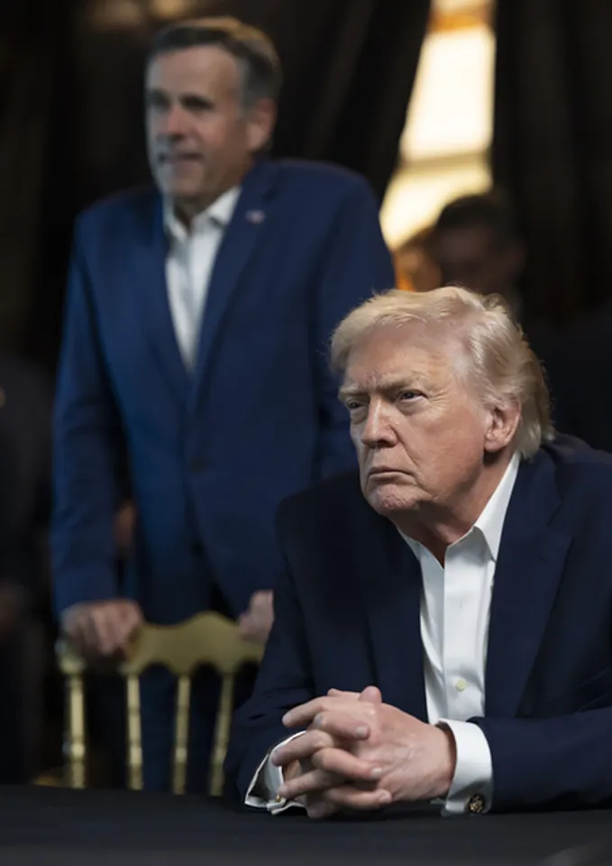 US President Trump Monitors US Military Operations