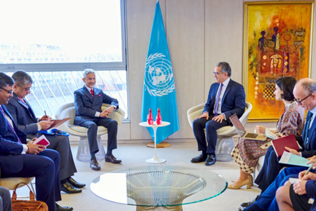 Paris: S Jaishankar Meets UNESCO Director-General