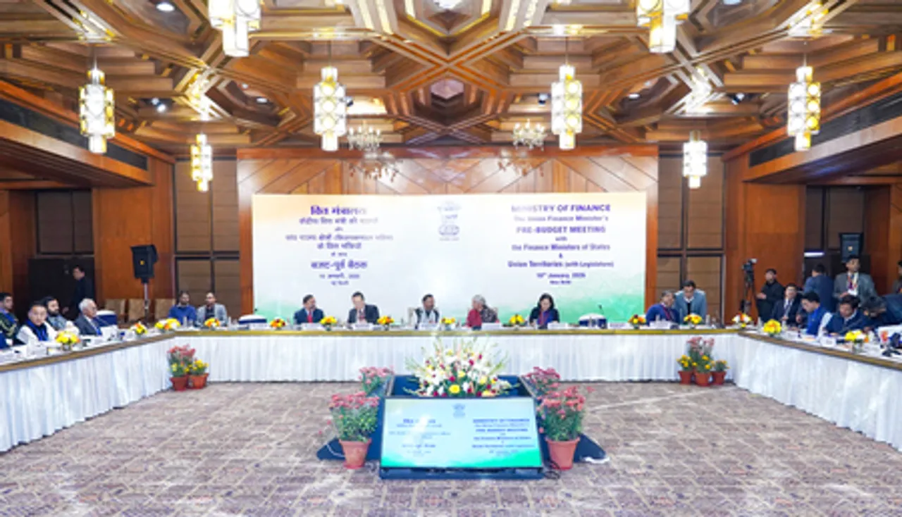 New Delhi: Pre-Budget Meeting with State Finance Ministers