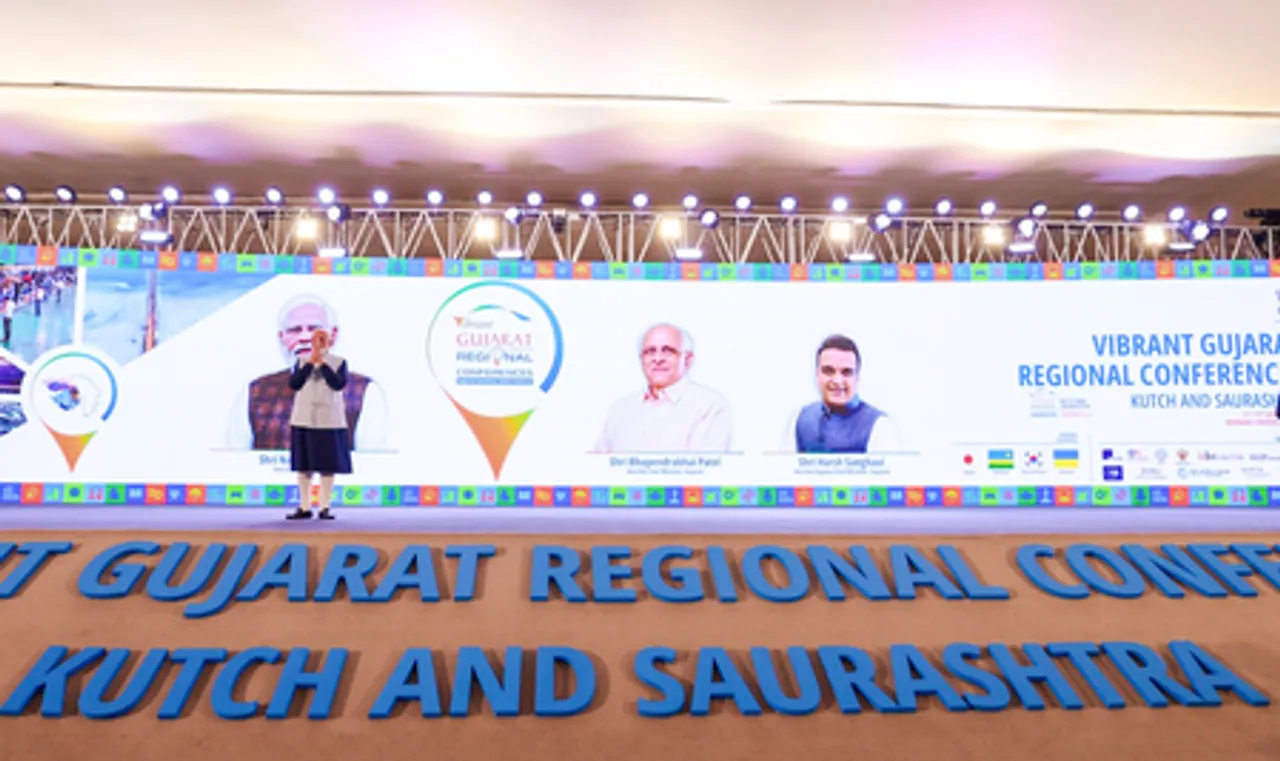 Rajkot: PM Modi Attends Vibrant Gujarat Regional Conference
