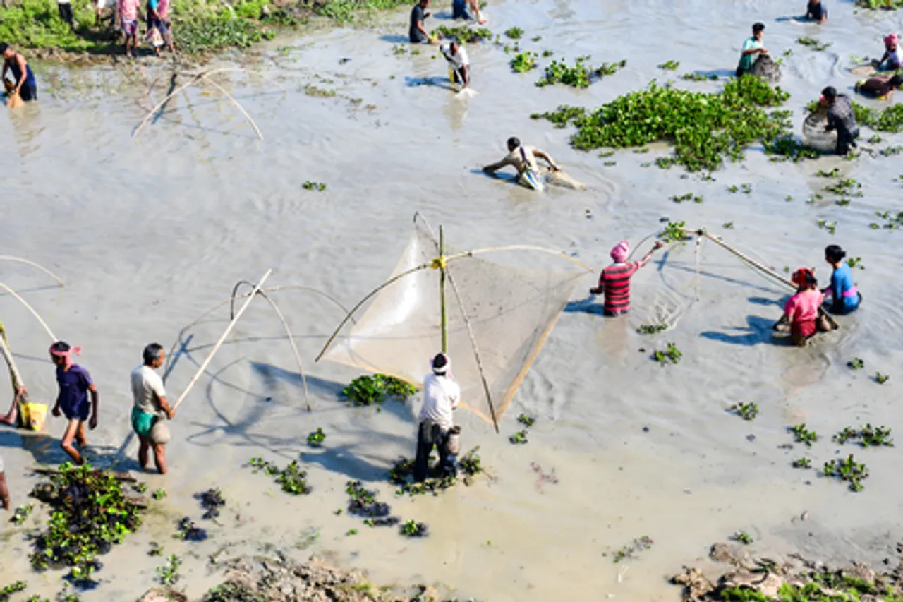 Kamrup: Community Fishing Marks Uruka Celebrations