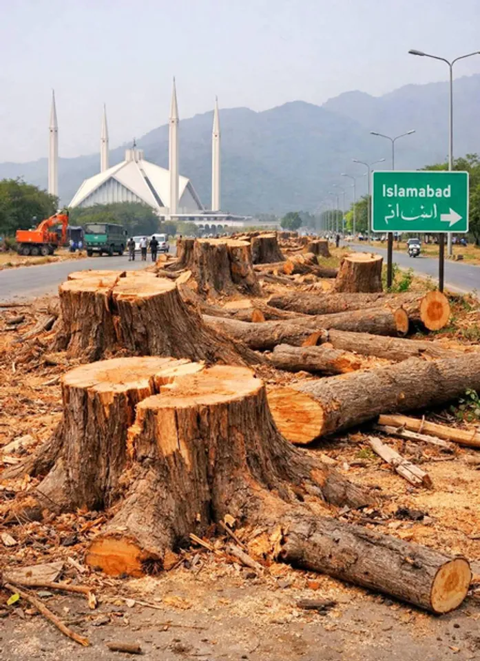 Islamabad cuts more than 29 thousands trees