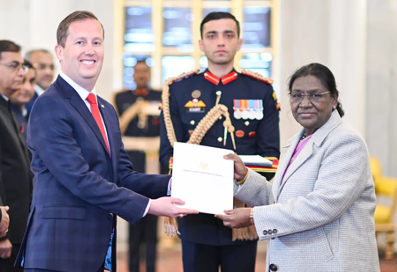 New Delhi: President Murmu Receives Credentials from Foreign Envoys