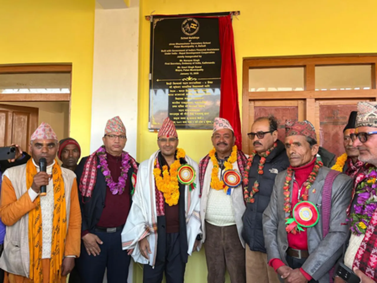 India-funded school building opens in Nepal's Baitadi