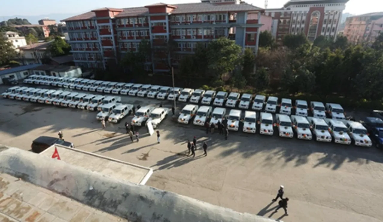 India hands over 60 vehicles in first tranche of election-related support to Nepal