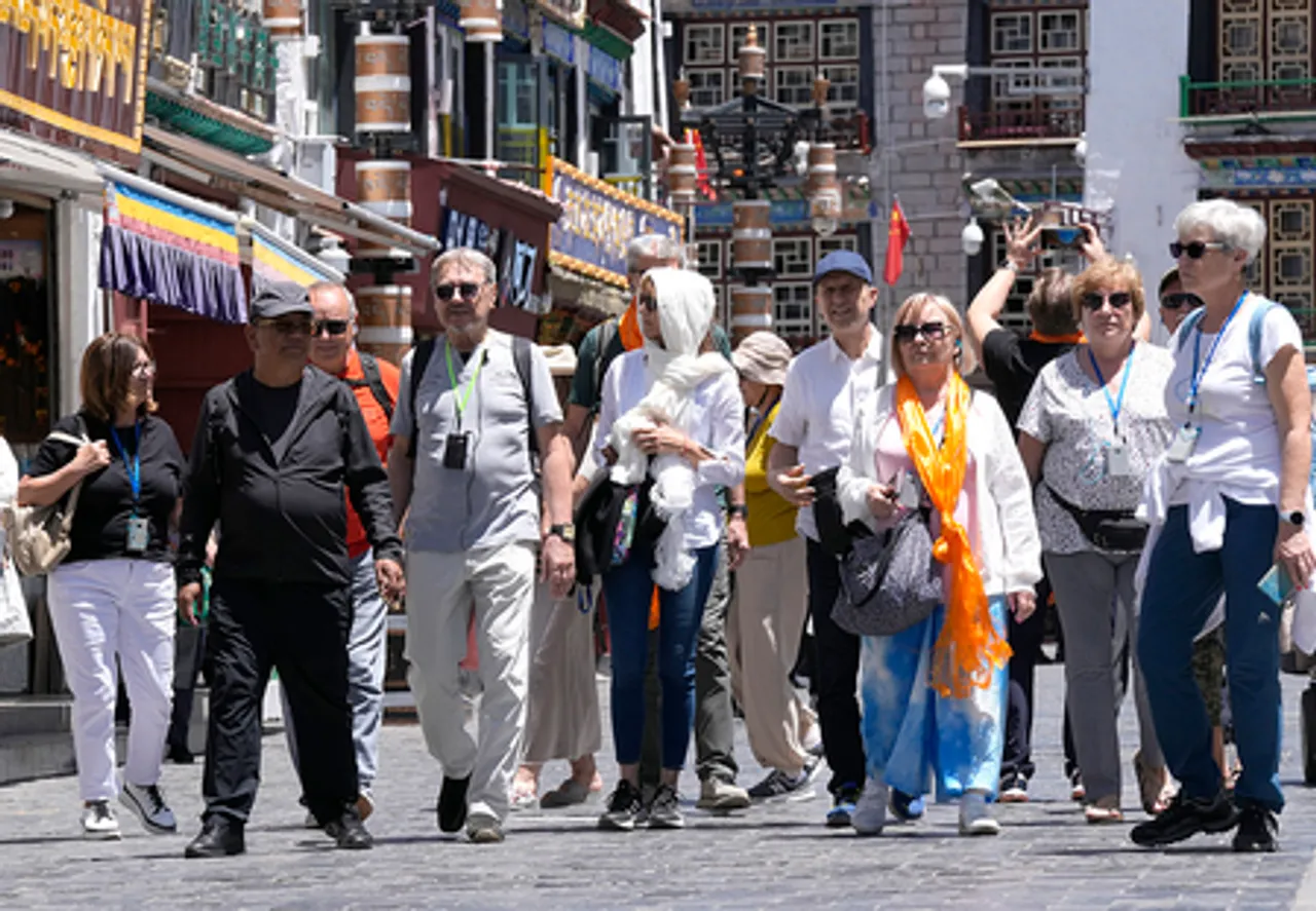 2025 में शीत्सांग में 7 करोड़ से अधिक पर्यटक आए