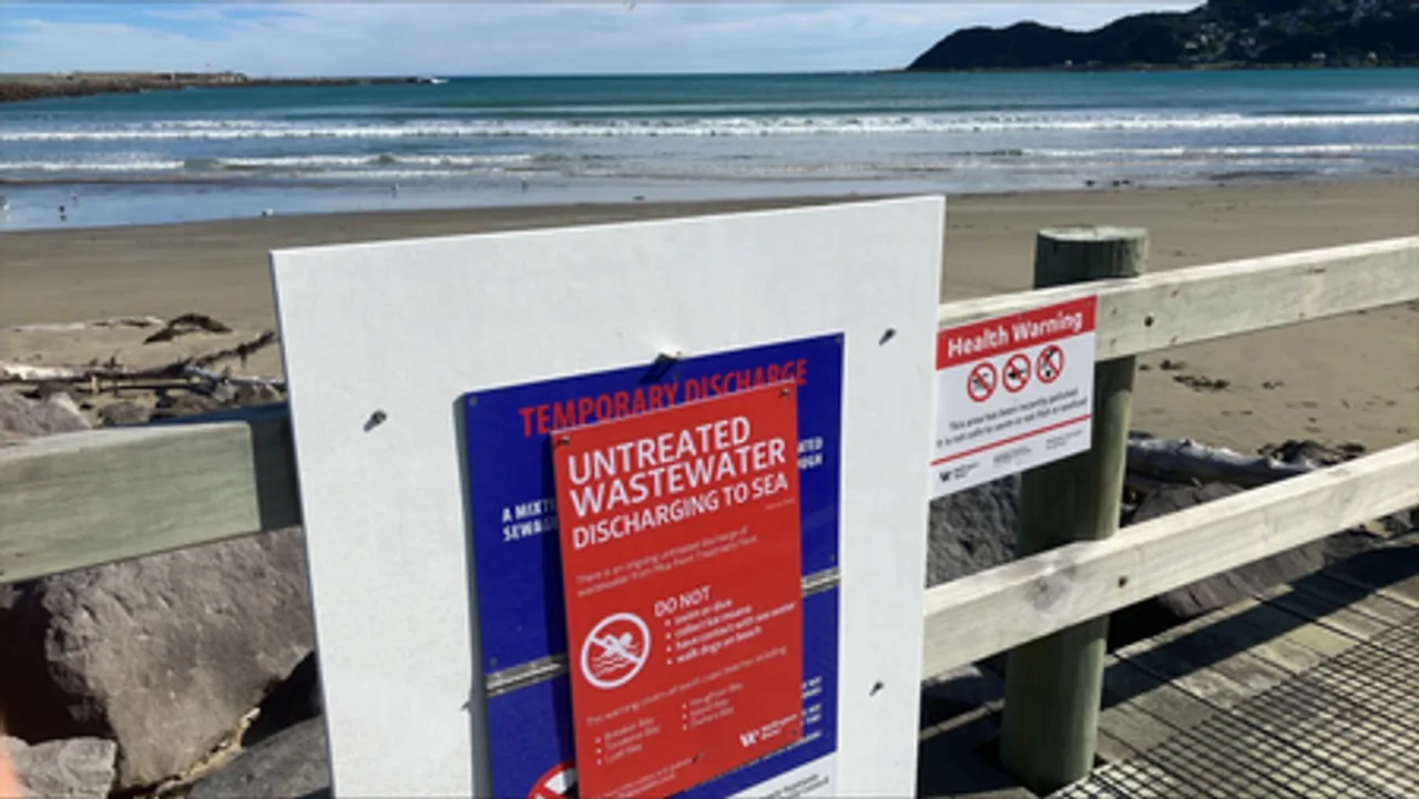 sewage leak in wellington