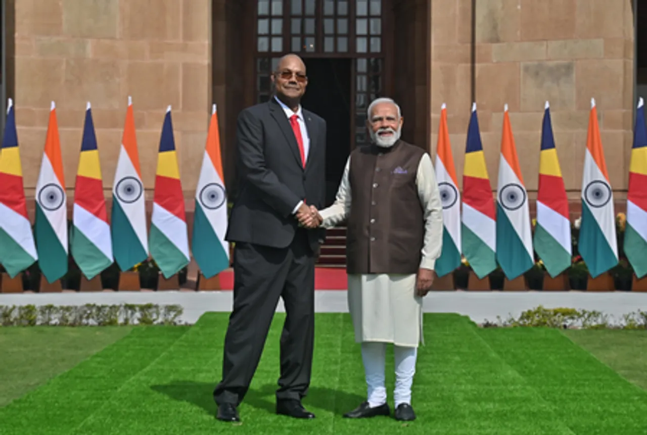 Seychelles President India Visit and PM Modi Meeting
