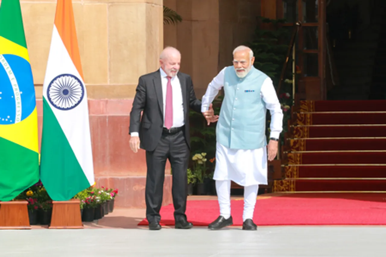 New Delhi: PM Modi Meets Brazil President Lula da Silva