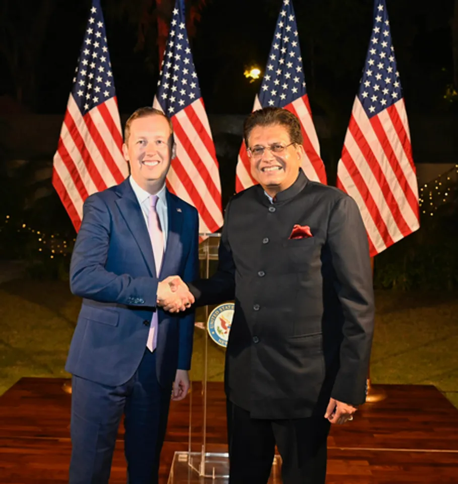 गोर के रिसेप्शन पार्टी में शामिल हुए पीयूष गोयल, बोले- भारत-अमेरिका साझेदारी नई ऊंचाइयों पर पहुंचेगी