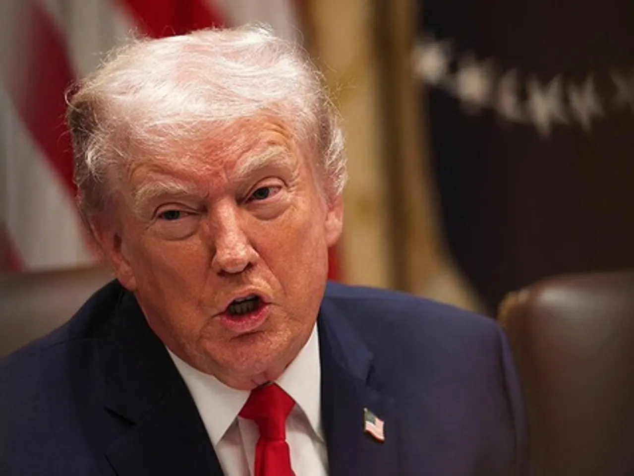 Trump says flotilla headed toward Iran