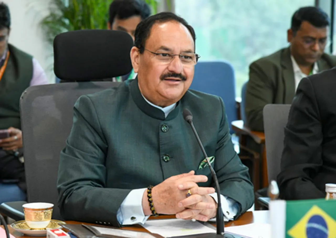 JP Nadda meets Brazil Health Minister in New Delhi