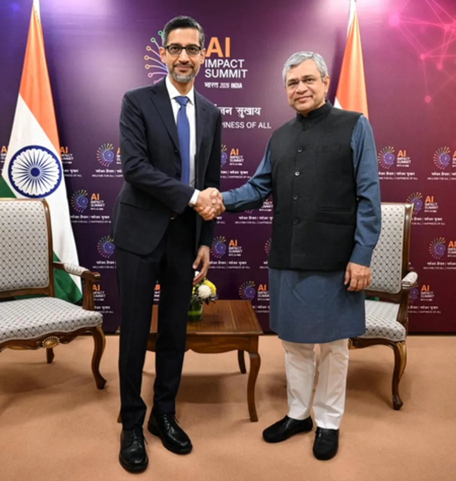 केंद्रीय मंत्री अश्विनी वैष्णव ने सुंदर पिचाई से मुलाकात की; डेटा सेंटर समेत एआई पर चर्चा हुई