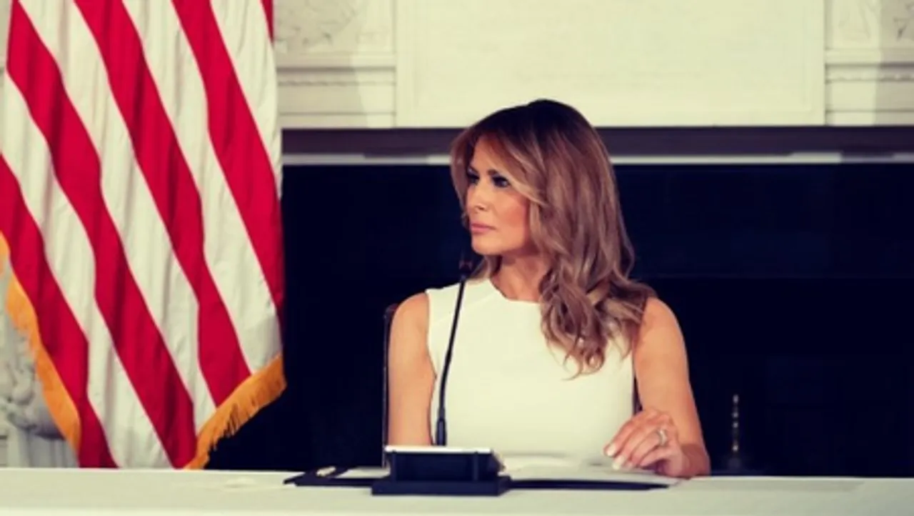 Melania Trump donates inaugural gown