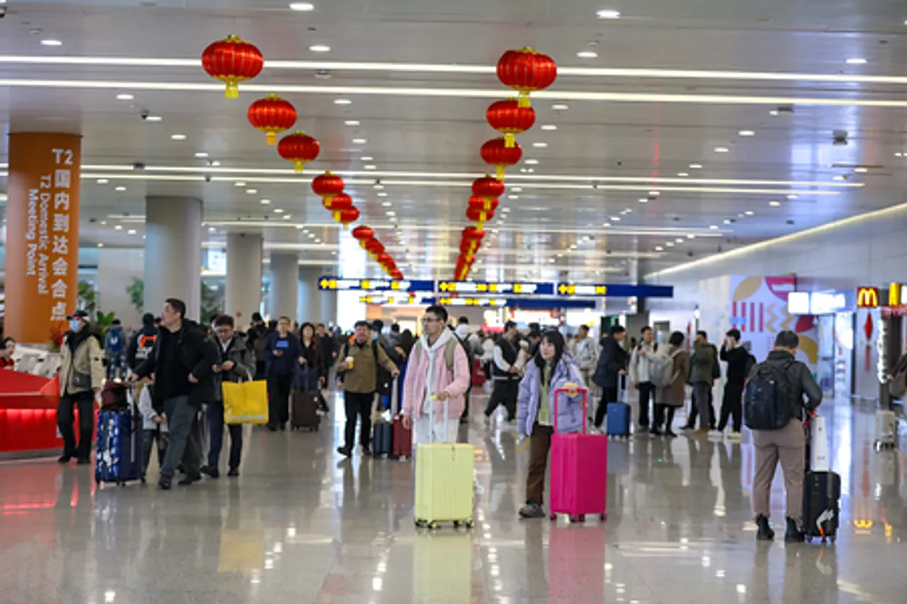 2026 चीनी नववर्ष की छुट्टियों में 1.7796 करोड़ लोगों ने चीन में प्रवेश किया और बाहर निकले