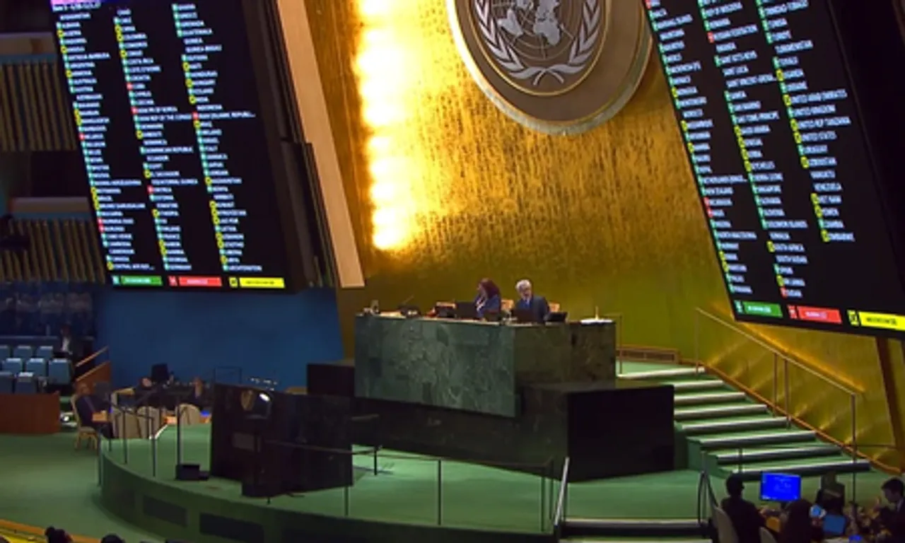 India joins US in abstaining on UNGA resolution backing Ukraine ceasefire