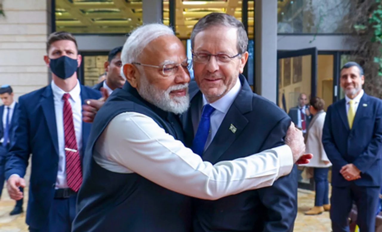Jerusalem: PM Modi Calls on Israeli President Isaac Herzog