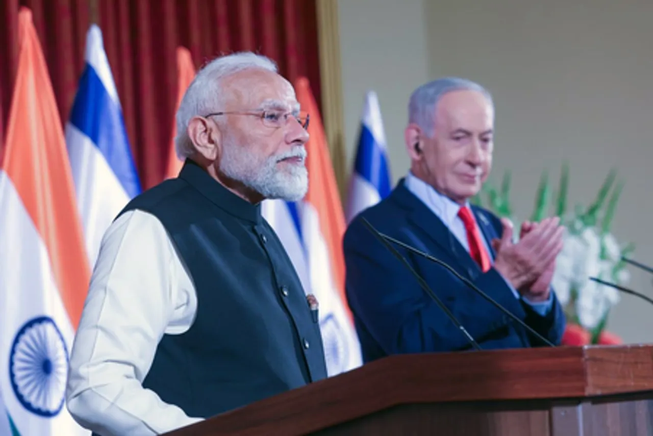 Jerusalem: PM Modi - Benjamin Netanyahu Meeting in Israel