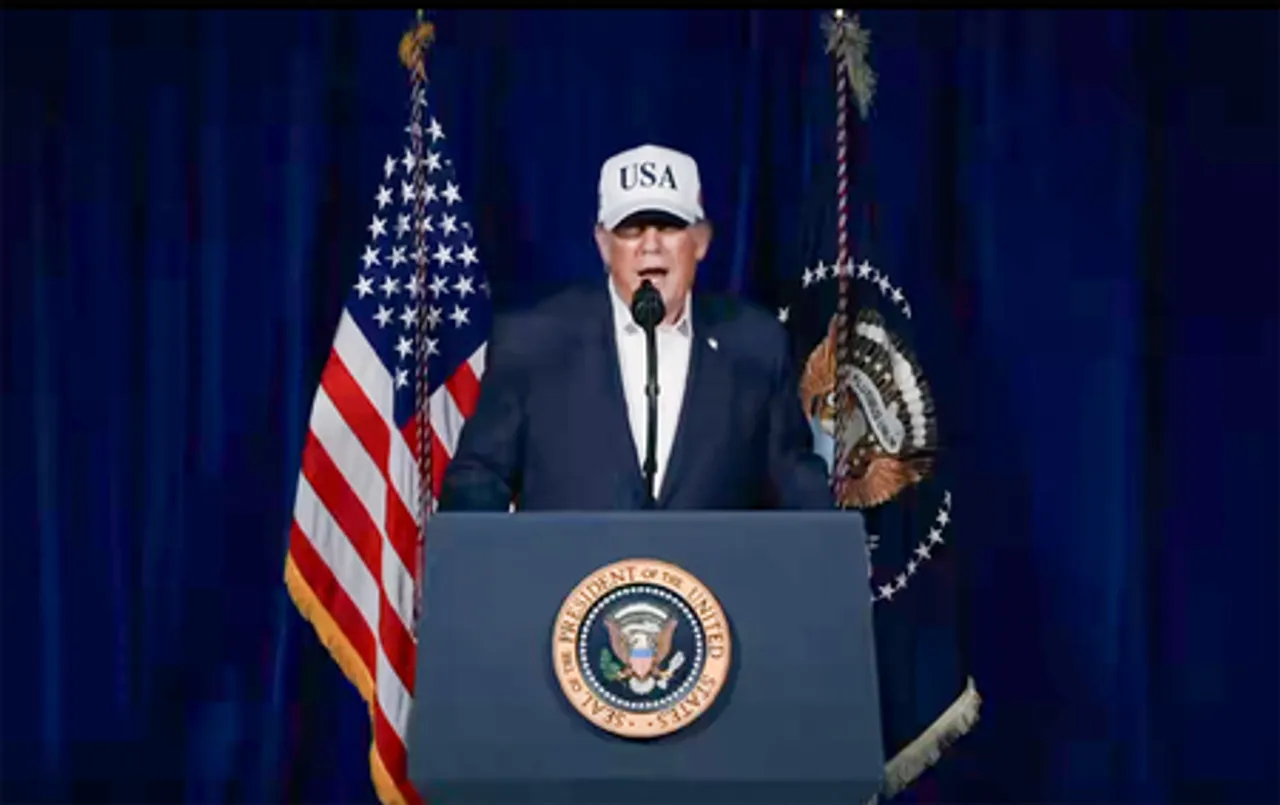 Washington, D.C.: Trump addresses press briefing on Iran operations