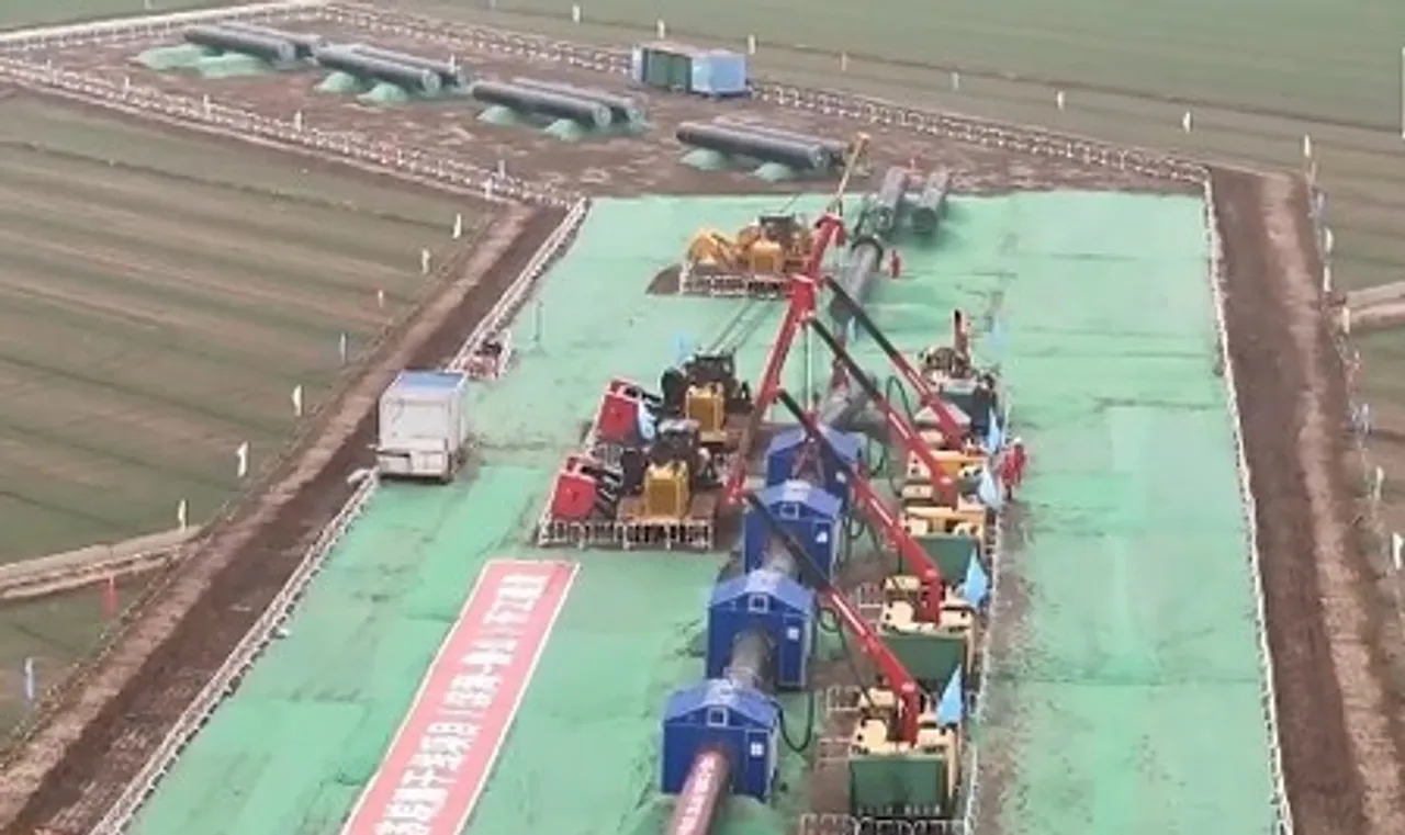 चीन की तीन प्रमुख प्राकृतिक गैस पाइपलाइन परियोजनाएं आज शुरू