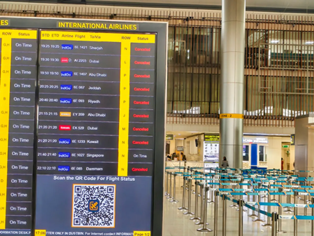 Hyderabad: Flights to Middle East cancelled