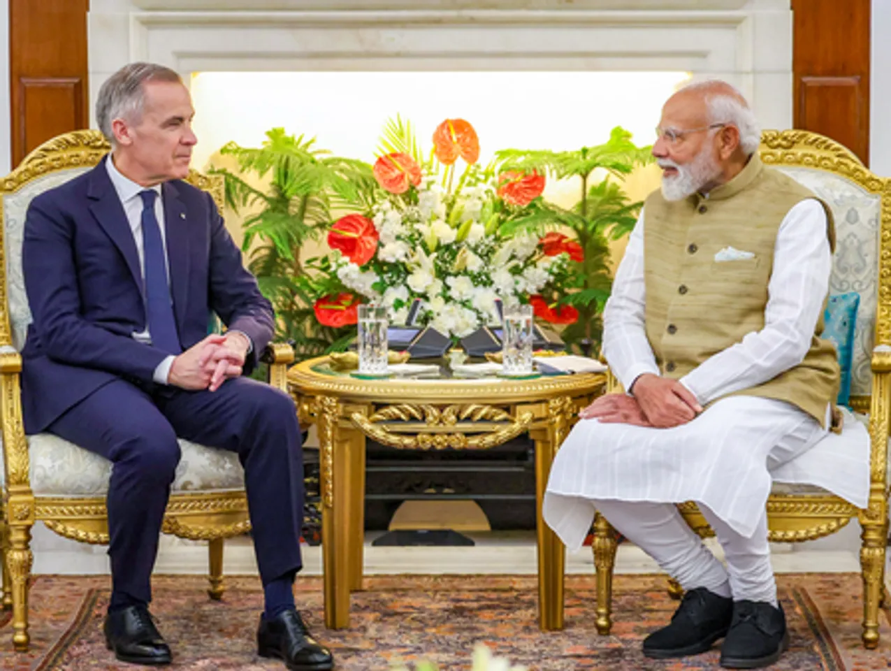 New Delhi: PM Modi, Canada PM Mark Carney hold bilateral talks