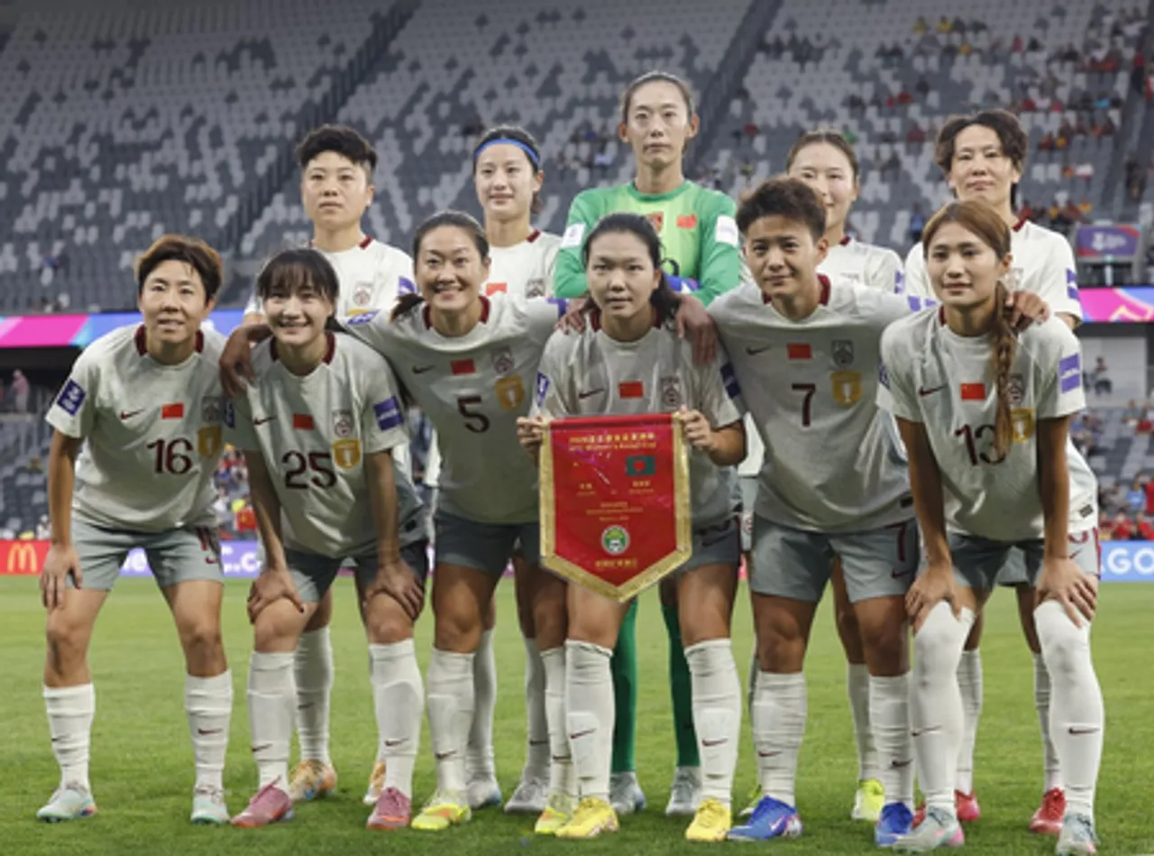 चीन की महिला फुटबॉल टीम ने बांग्लादेश को हराकर एशियन कप में जीत के साथ शुरुआत की