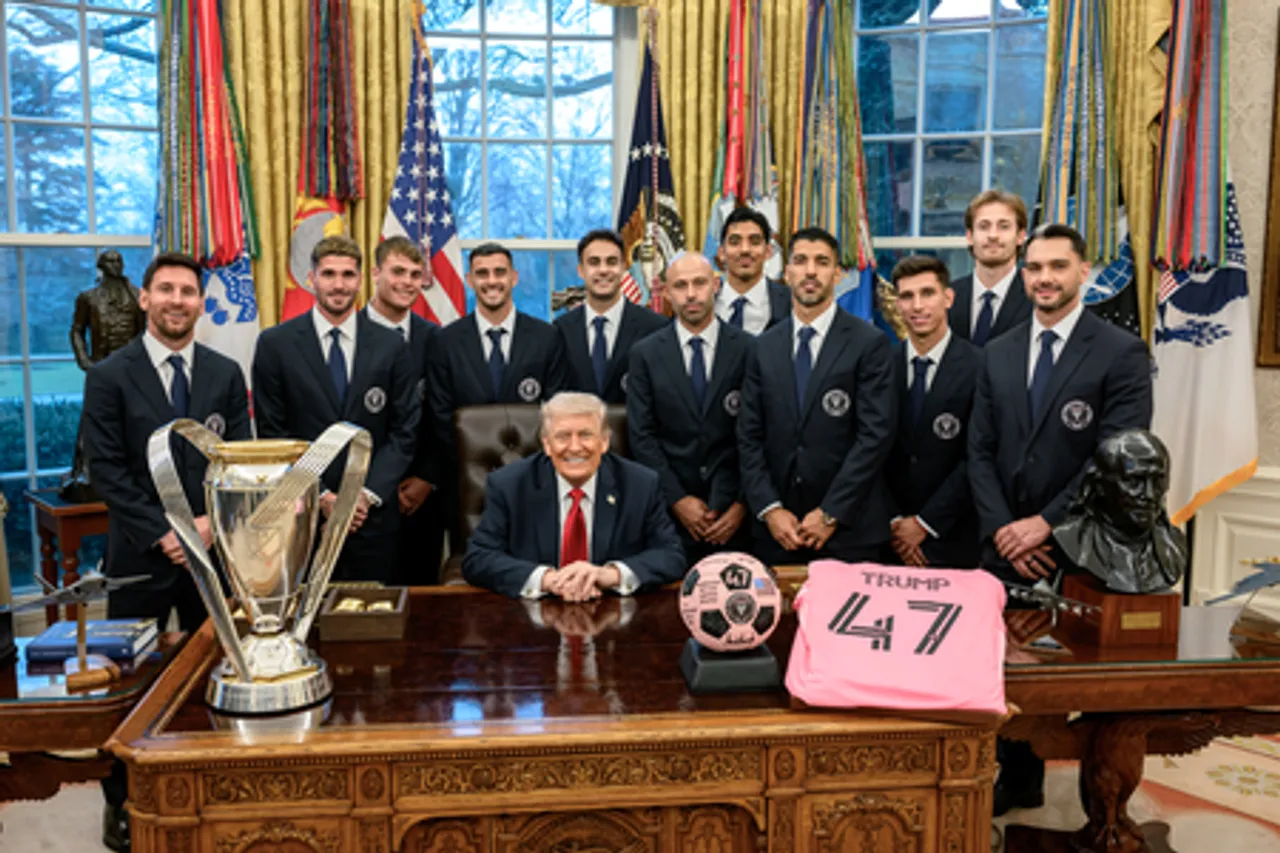 Messi, Inter Miami honoured at White House