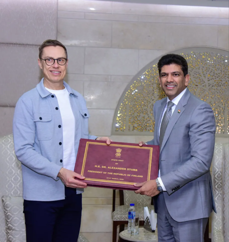 Finnish Prez Alexander Stubb concludes 'fruitful' India visit