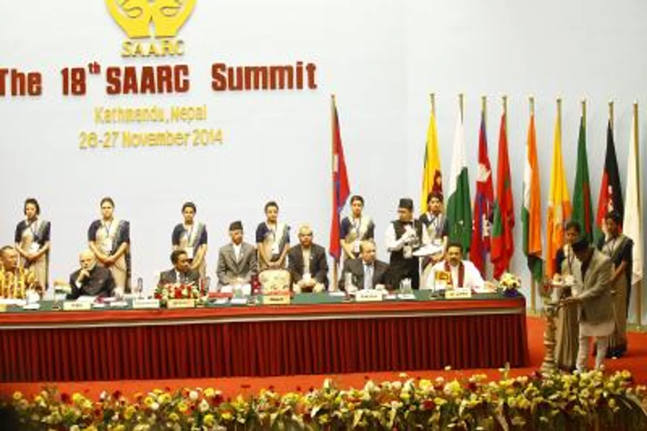 (261114) Kathmandu (Nepal): Opening session of the 18th SAARC summit