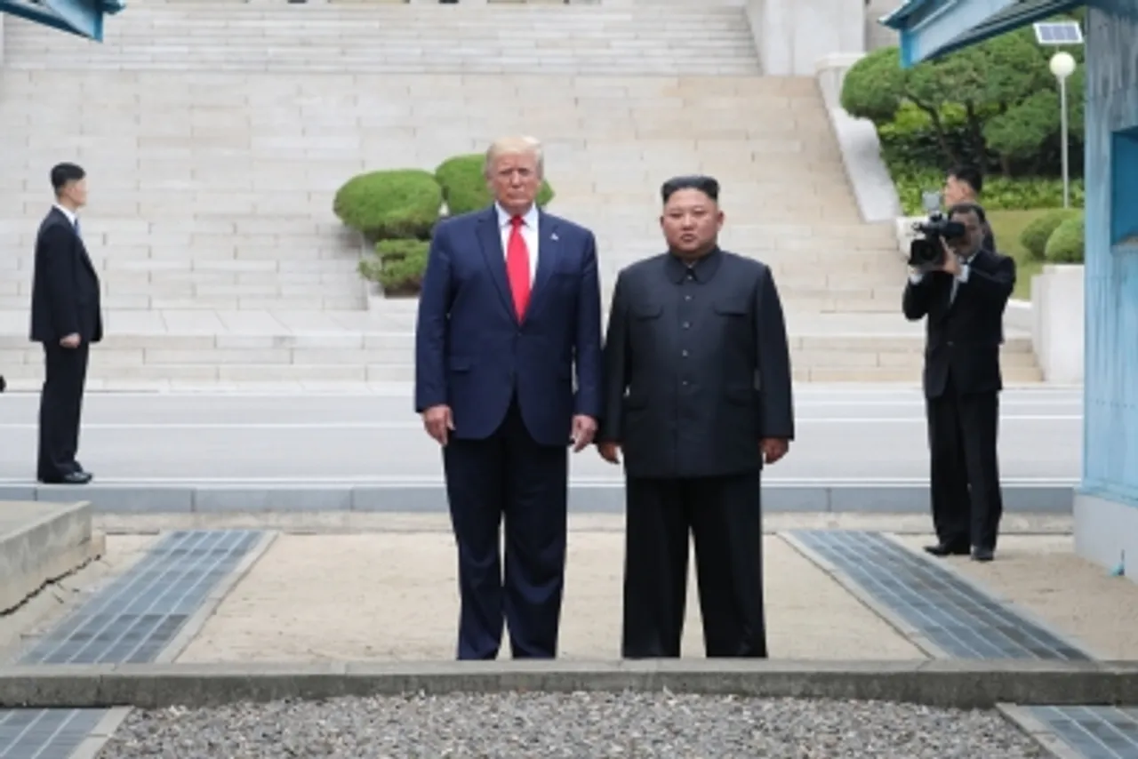 Panmunjom,Donald Trump,DONALD TRUMP-KIM JONG UN-MEETING,Donald Trump meets with Kim Jong Un,Donald Trump,Kim Jong Un