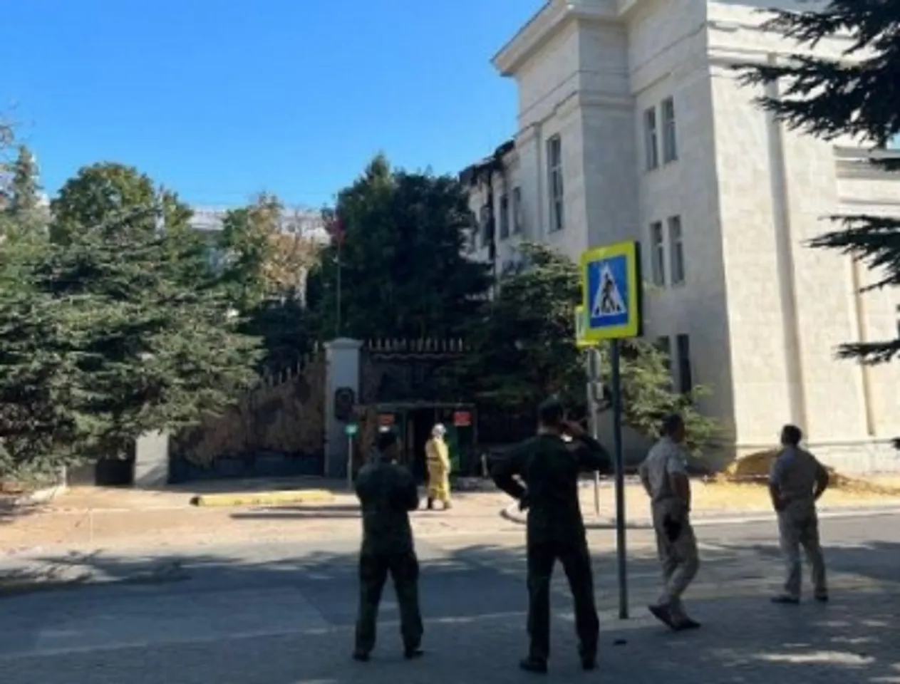 Drone shot down above Black Sea Fleet building in Crimea: Russia,