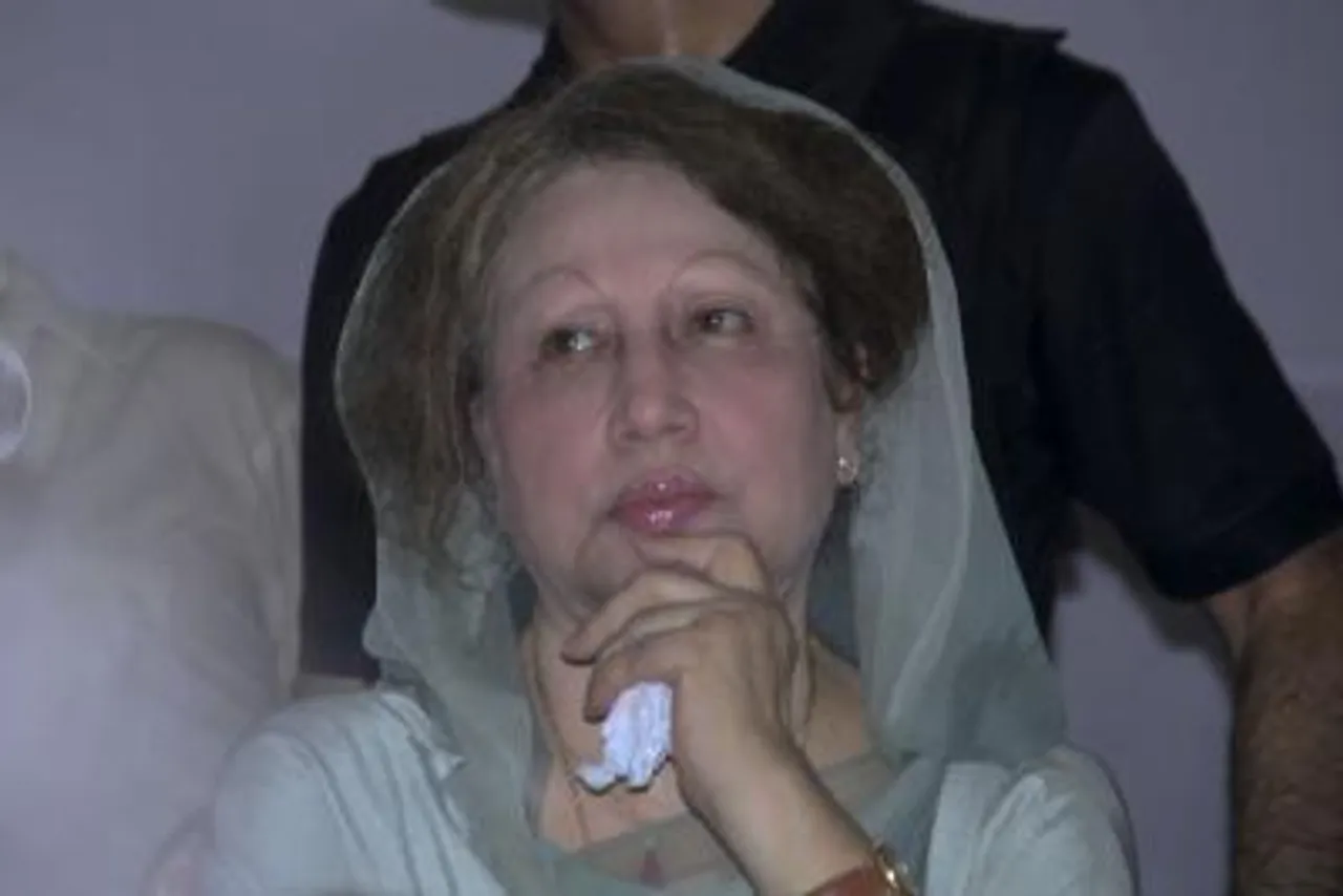 (240514) Dhaka (Bangladesh): Khaleda Zia during a rally