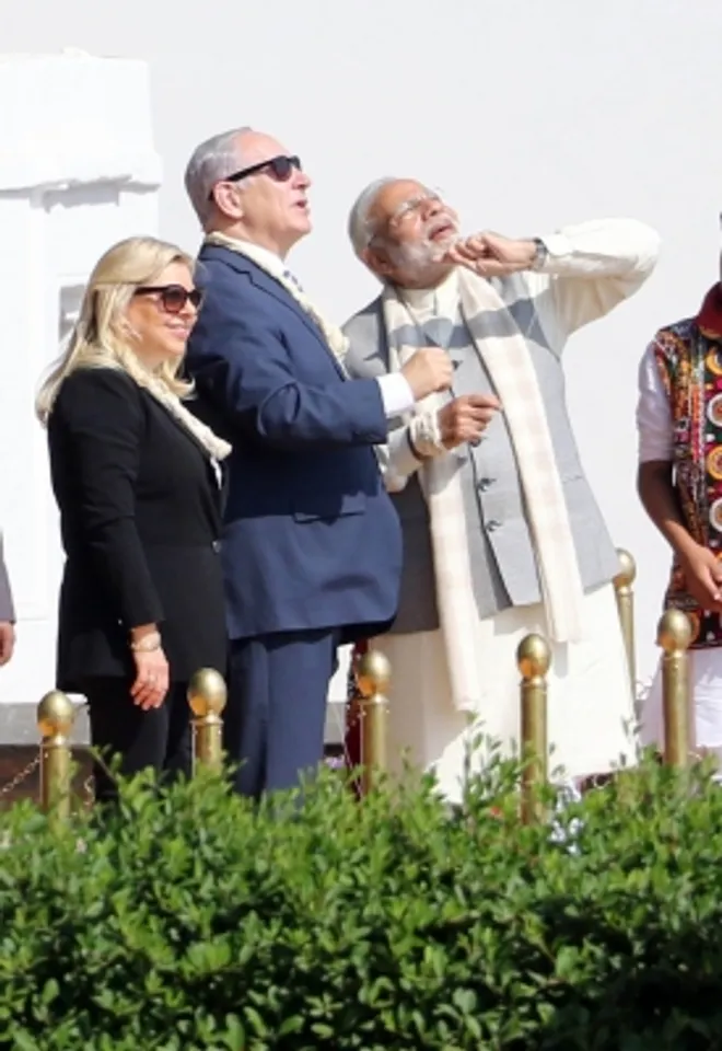 Jan 2018,Ahmedabad,GJ_RG,Sabarmati Ashram,Israeli PM,Israeli Prime Minister Benjamin Netanyahu,Benjamin Netanyahu,Sara Netanyahu,visits,Prime Minister Narendra Modi,Narendra Modi,PM Modi