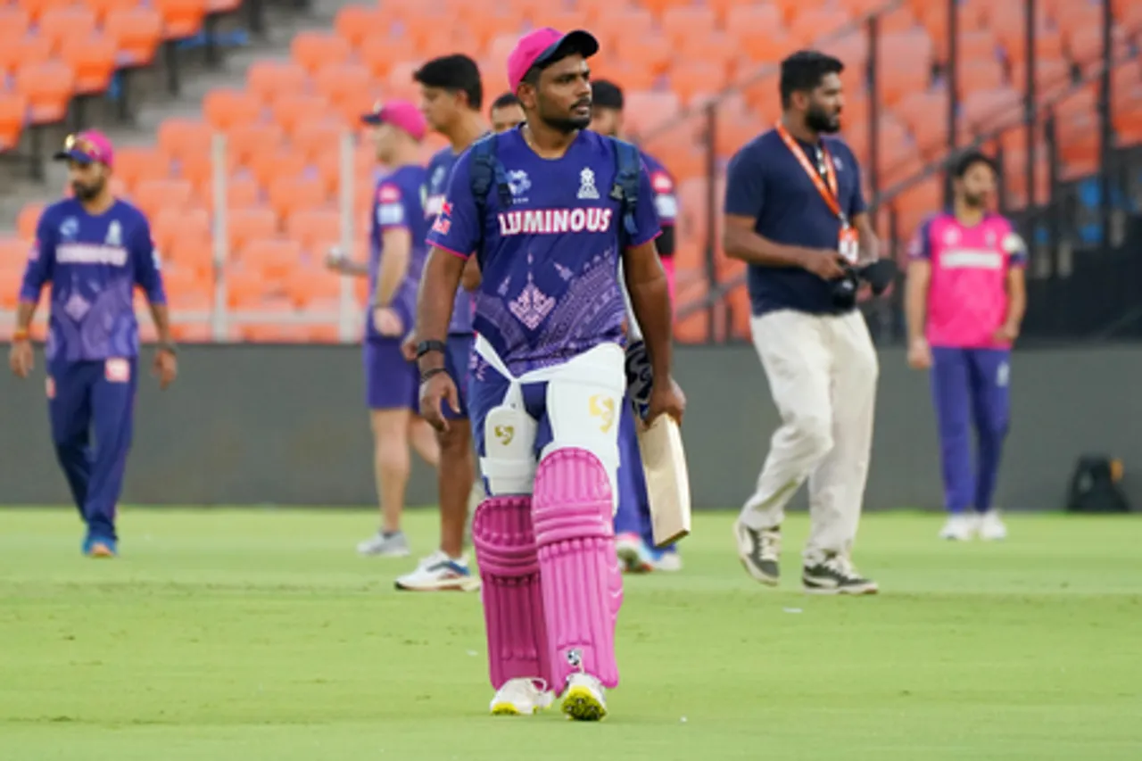 Ahmedabad: Practice session ahead of the IPL match between GT vs RR