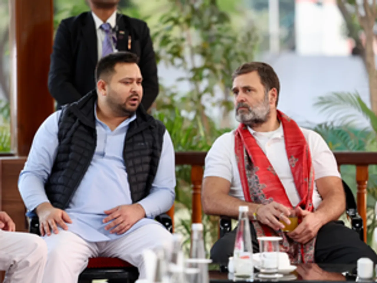 Patna: Rahul Gandhi Meets RJD Leaders