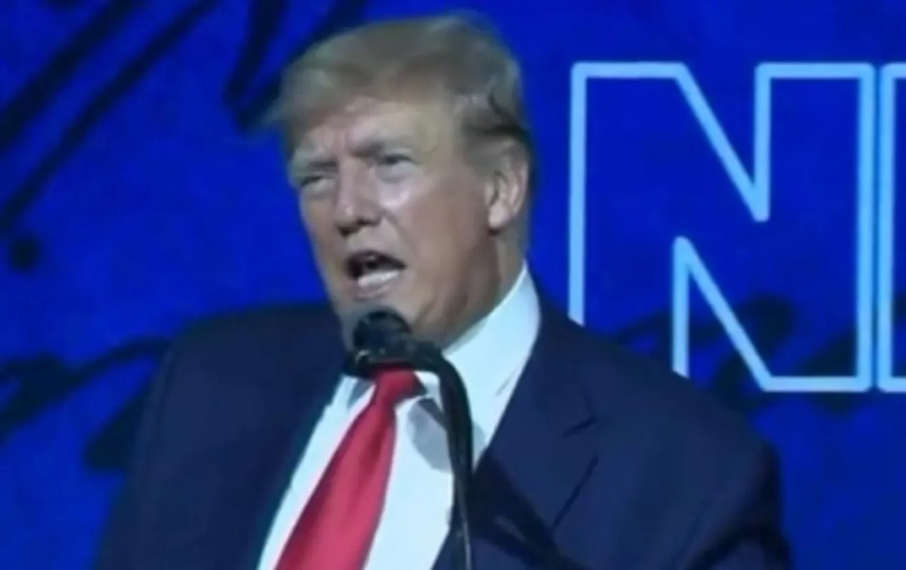 caption: US should prioritise school security funding over Ukraine aid: Donald Trump